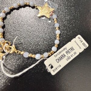 Brosway Chakra Pietre Bracelet with Gold Star and Blue Lace Agitate